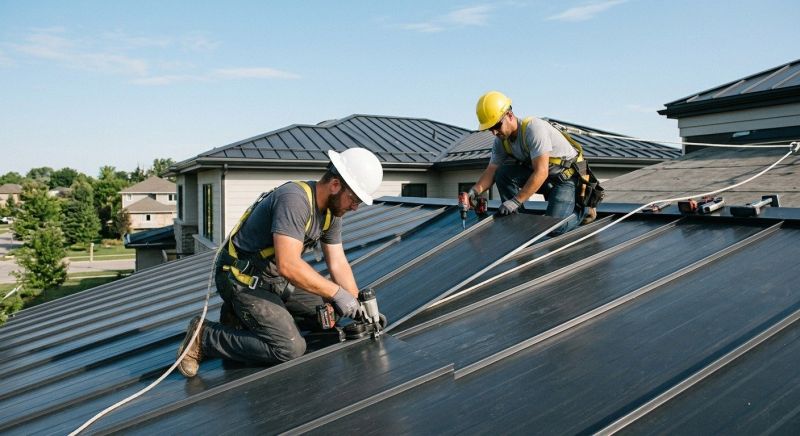 Aluminum Roof Installation